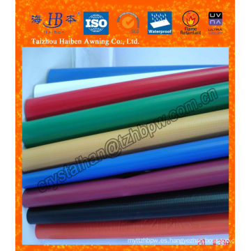 Tela laminada PVC del toldo, rodillo laminado PVC de la tela